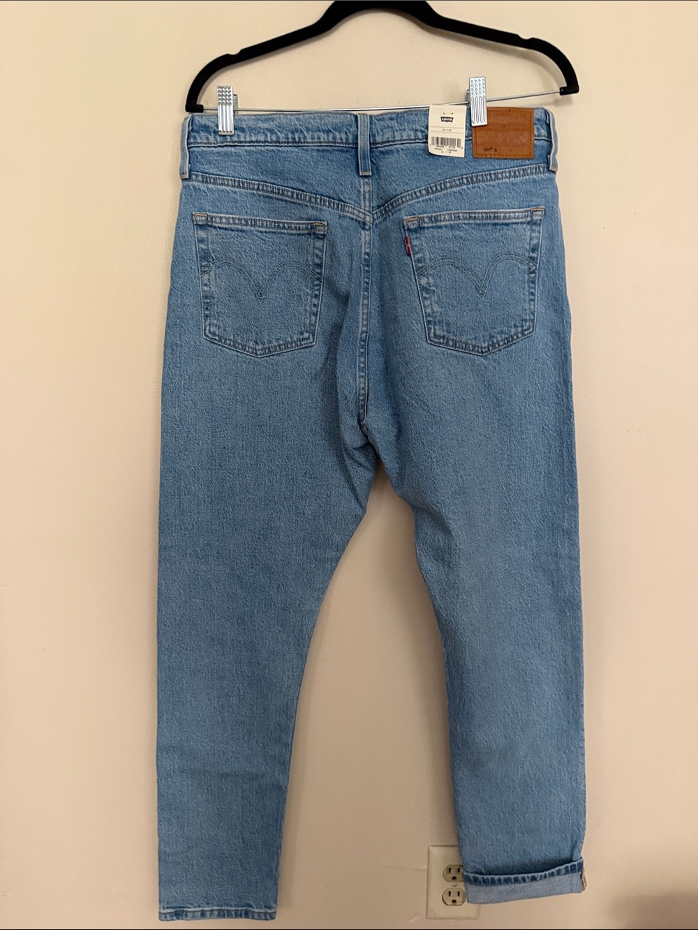Levi's Women's 501 Straight Leg Jeans in Light Blue size 32x30